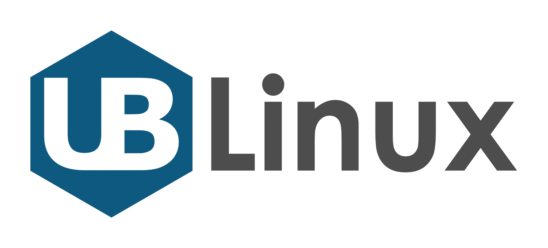 Логотип UBLinux (цветной cо свечением)
